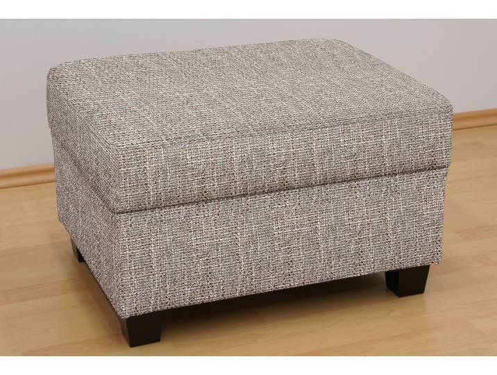 Hocker DOMO COLLECTION Norma perfekte Ergänzung, Hocker B/T 70/55cm , beige, B:70cm H:42cm T:55cm, Mosel Struktur (100% Polyester);Kunstleder SOFTLUX;Microfaser-PRIMABELLE (100% Polyester);NaturLEDER in Sitz und Rücken. Korpus in passendem Kunstleder SOFTLUX bezogen;Struktur (90% Polyester, 10% Polyacryl), Hocker, Hocker