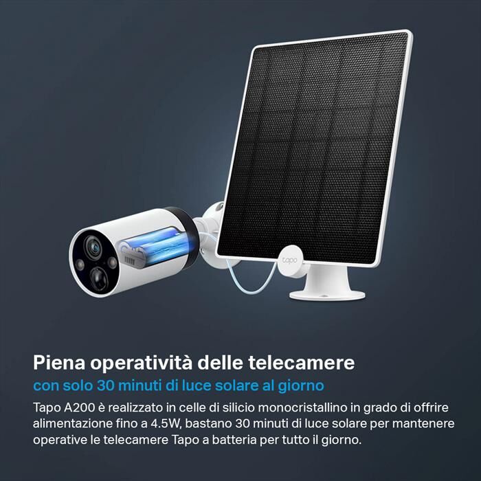 TP-Link Pannello Solare Per Telecamere Smart A Batteria