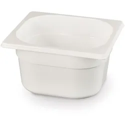HENDI Gastronorm-Behälter 1/6, GN 1/6, 2,4L, Weiß, 176x162x(H)150mm