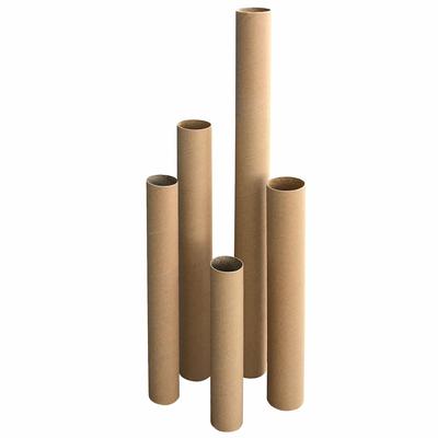 VEPATIM 25x Versandrohre Versandhülsen rund 63 x 460mm braun ohne Deckel | Format A3 A2