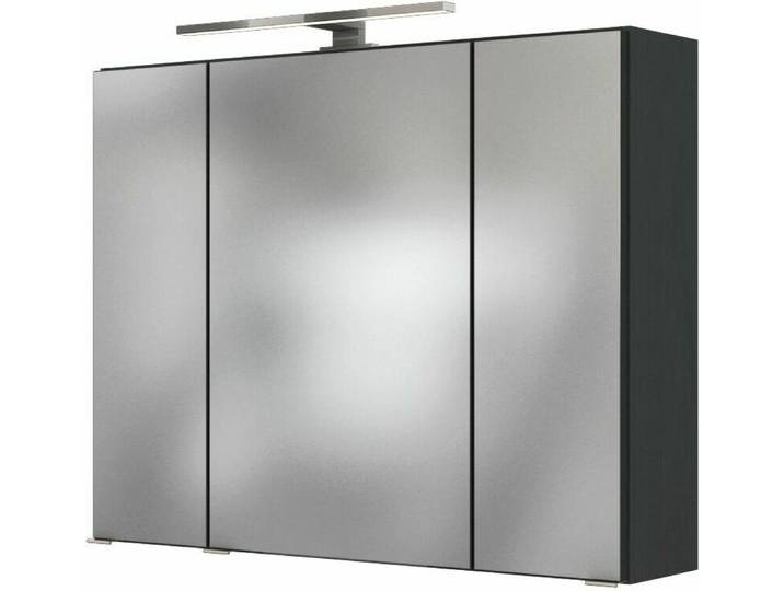 Held Möbel Spiegelschrank Baabe 80 cm graphit
