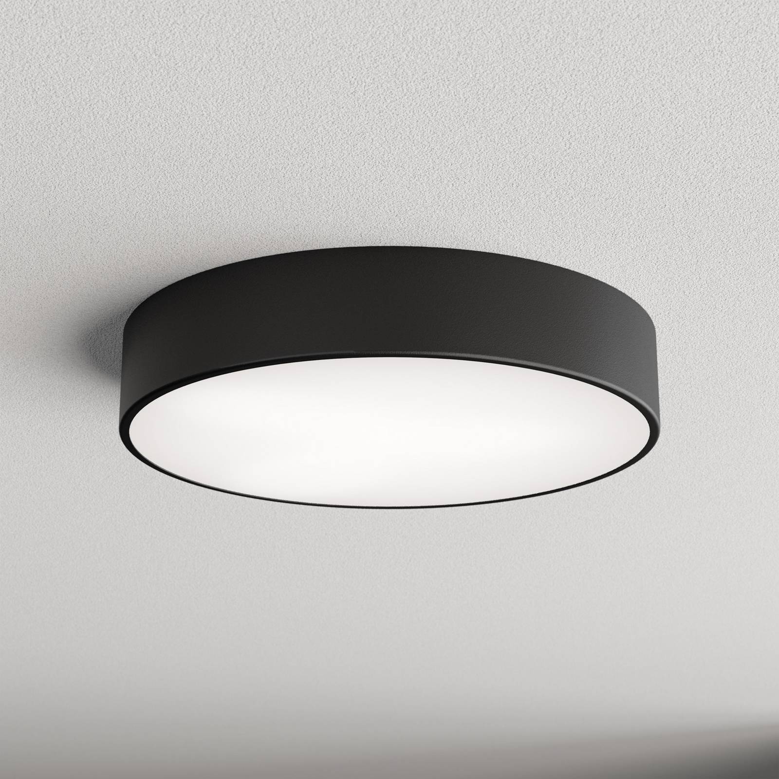 Motion Sensor Ceiling Light Cleo 400 TEMAR LIGHTING, Black, Hallway, metal, Modern, Ceiling Light with Sensor