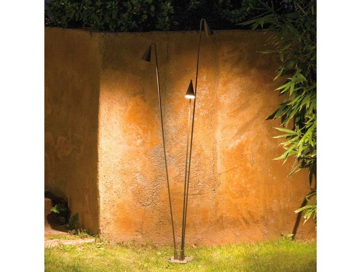 Brisa LED-Außenstehleuchte, 5-fl., khaki - Vibia - Design - Kunststoff