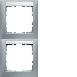 Berker 10129959 RA 2-F SENK.M BSF S.1 aluminium LACK