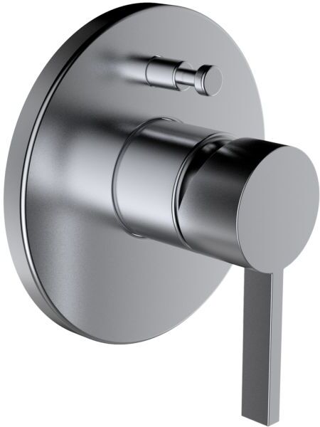 LAUFEN Kartell Fertigmontageset H3213360900101 für UP-Wannenmischer mit Rohrunterbrecher, Edelstahl