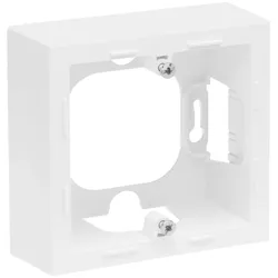 Legrand 765198 SEANO Aufputzgehäuse 1-fach in der Farbausführung Ultraweiß