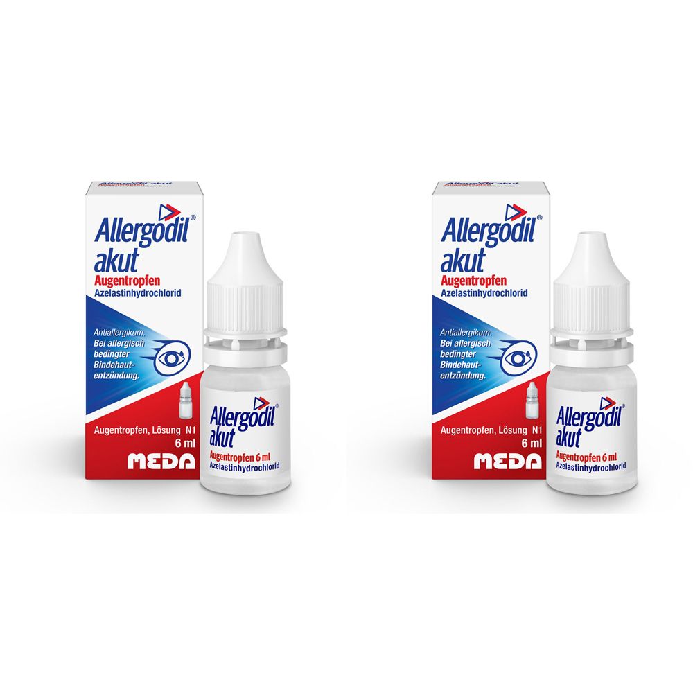 Allergodil Akut Augentropf Doppelpack 2x6 ml Augentropfen