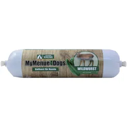 MyMenue4Dogs Hundefutter Wildwurst - 75 g