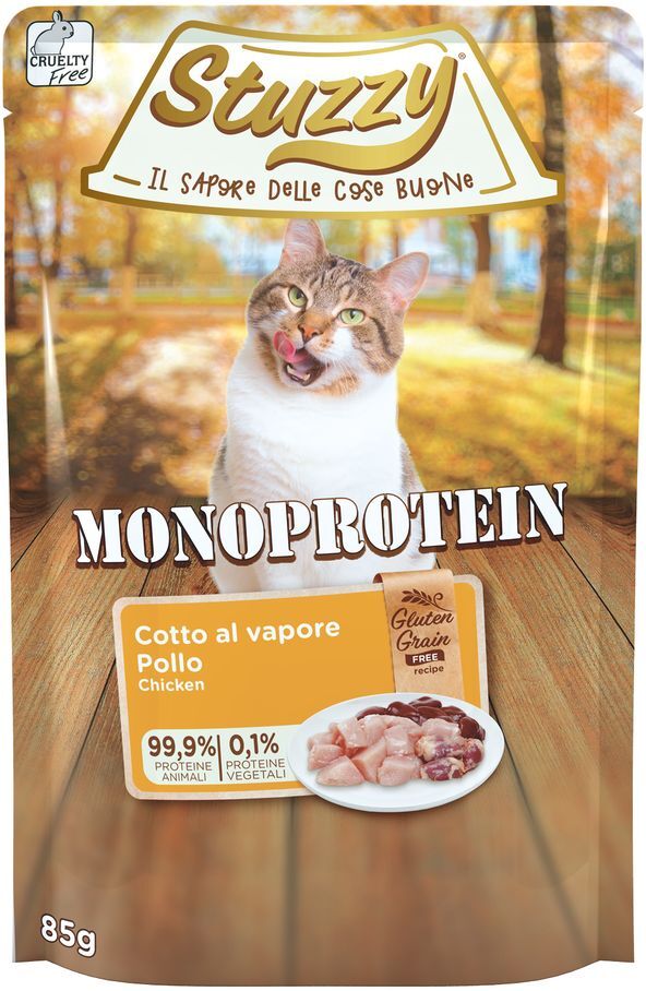 Stuzzy Monoprotein Cat Busta Multipack 20x85G POLLO
