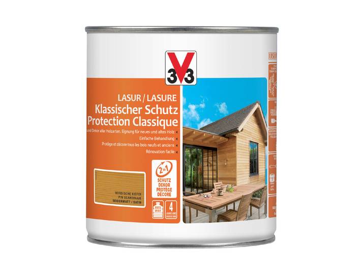 V33 Holzlasur Nordische Kiefer 750 ml