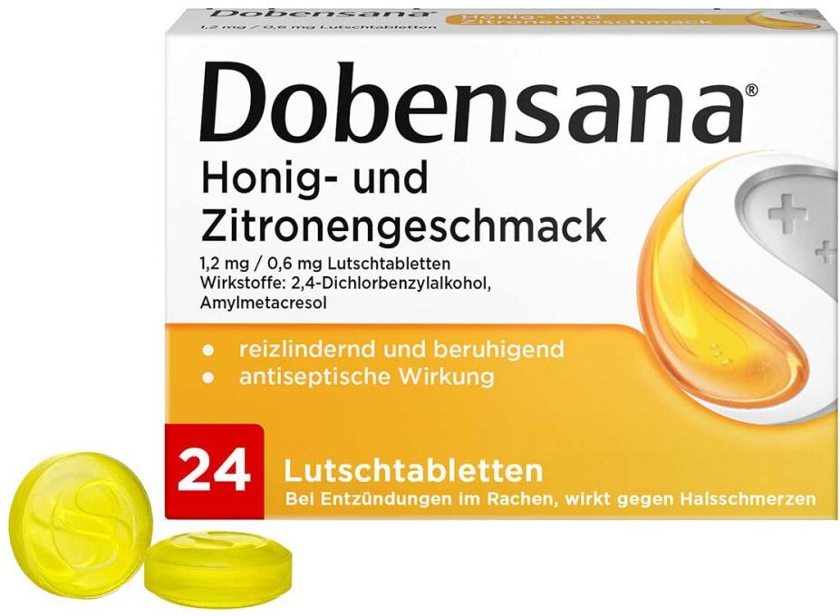 Dobensana Honig- und Zitronengeschmack Lutschtabletten