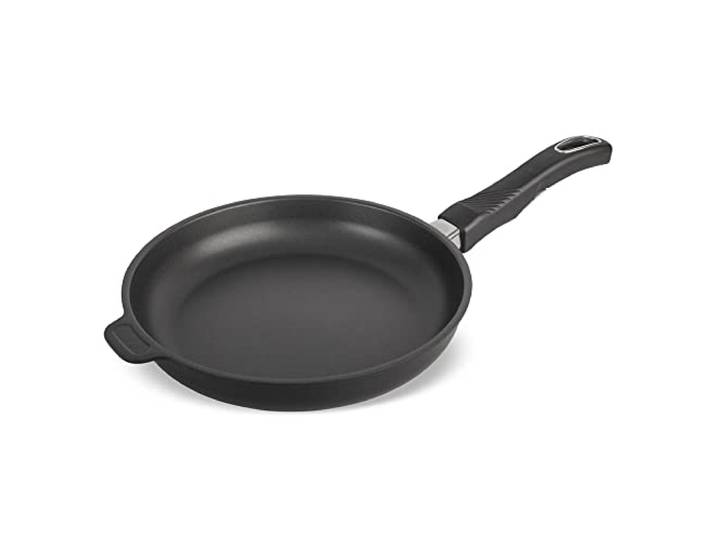 Original Gundel GUSS-BRATPFANNE flach, Ø 24 cm, Höhe 4,5 cm, BIOTAN-Oberfläche, PFOA-frei, Akku-Therm Boden - Flachpfanne