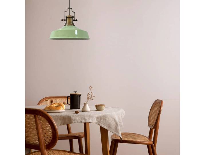 Hängeleuchte Augusta ROYALTECH, dimmbar, grün, für Wohn- / Esszimmer, Metall, Vintage