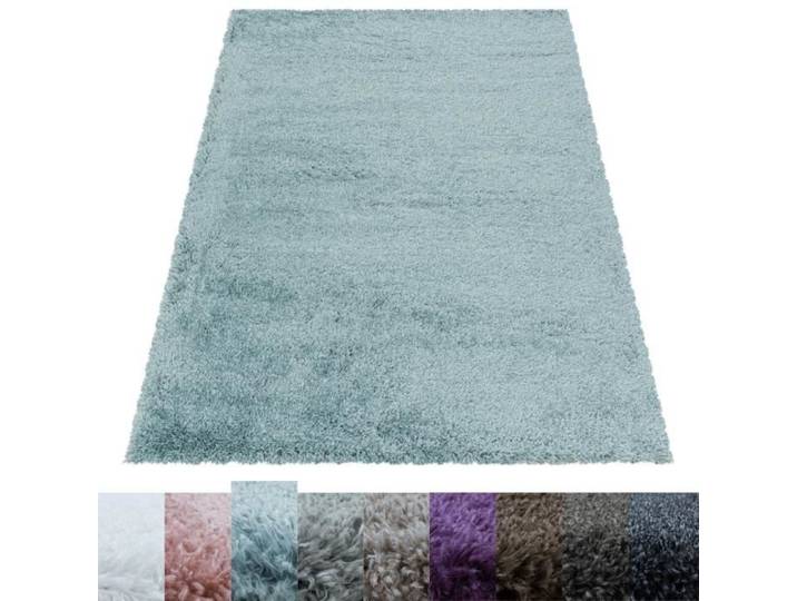 Tapis Salon Shaggy - Fae - Bleu - 160 x 230 cm - 100% Polypropylène - SIMPEX