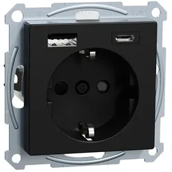 Merten Steckdose mit USB Ladegerät MEG2367-0403