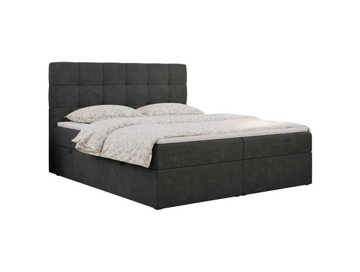 BOXBETT ERNI 120/200 - Dunkelgrau Strukture - H3