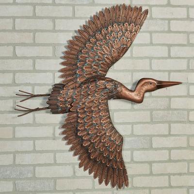 Touch of Class Heron Journey Wall Art Aged Bronze , Aged Bronze