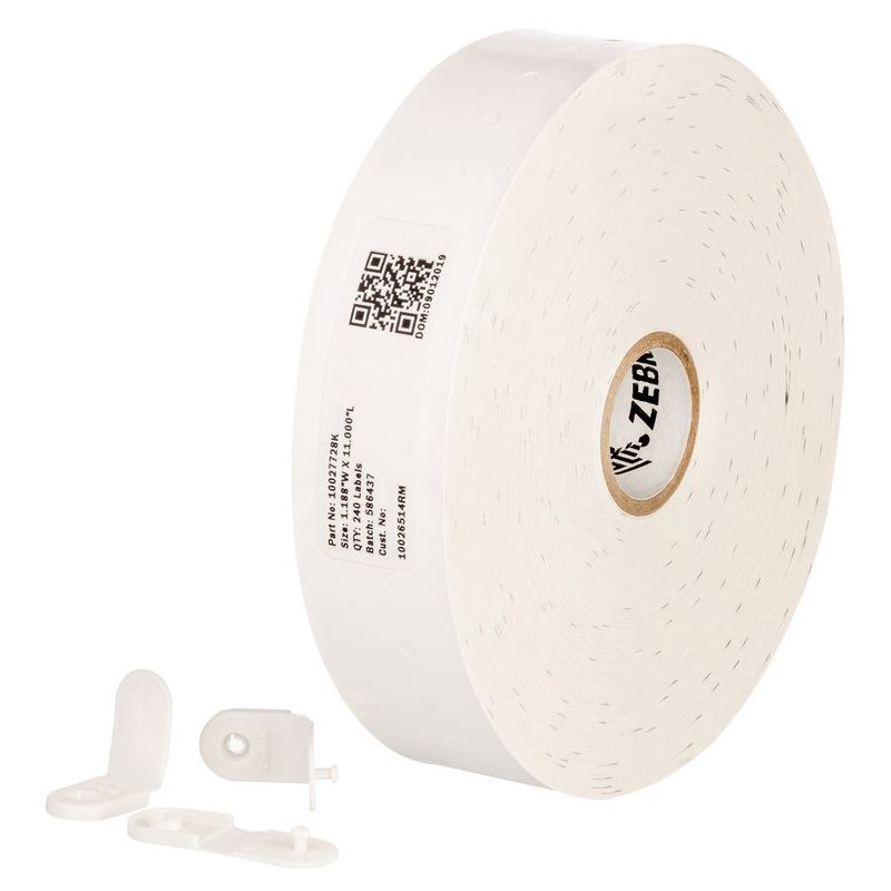 Zebra WRISTBAND POLYPROP 30.2X279.4M