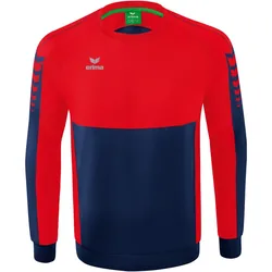 erima Six Wings Sweatshirt new navy/rot S