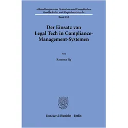 Ilg:Der Einsatz von Legal Tech in Compl, Fachbücher von Ramona Ilg
