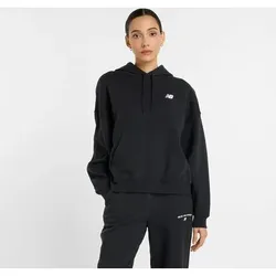 NEW BALANCE Damen Kapuzensweat Reimagined Fleece, Größe XS in Schwarz 51518
