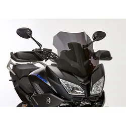 ERMAX Windschutzscheibe Sport Acrylic durchsichtig Schwarz getönt für YAMAHA Tracer 900