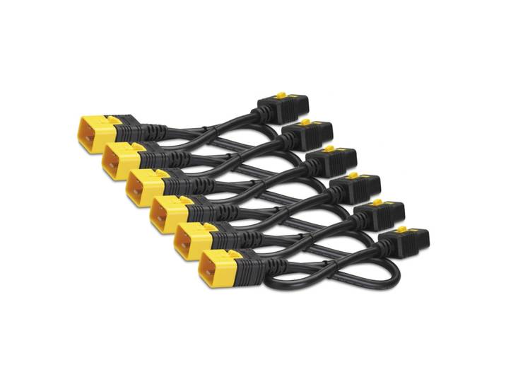 APC NetShelter - Kit cordon d'alimentation - Verrouillable - 6 câbles - 0,61m, 0,6 m, IEC C20, 16 A AP8712S
