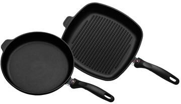 Swiss Diamond 2 Piece Fry & Grill Pan XD Nonstick Set