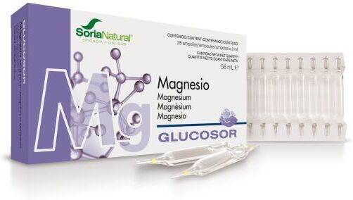 Soria Natural Glucosor Magnesium 28 Vials x 2 ml