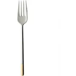 Villeroy & Boch Ella teilvergoldet Gemüsegabel / Serviergabel / Bratengabel 244mm