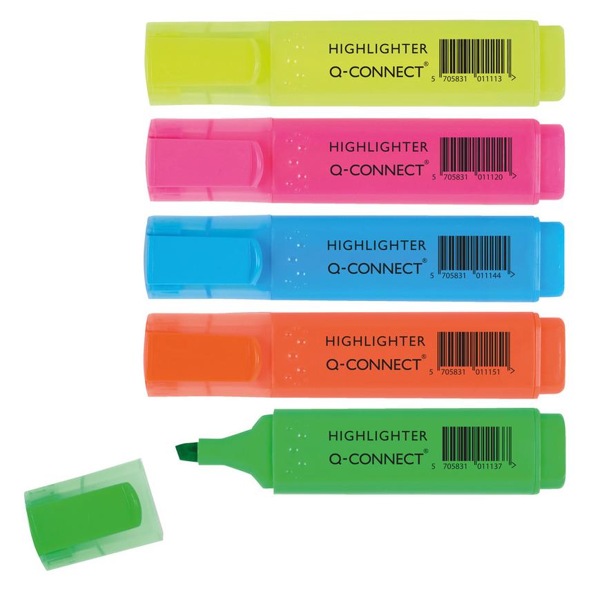 Q-Connect Textmarker Economy (4x) (KF01116)
