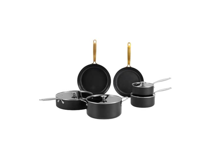 Combekk Batterie de cuisine Combekk Element, 10 pièces Black