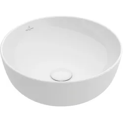 Villeroy & Boch, Waschbecken, Aufsatzwaschbecken Artis 43 cm rund wei mit Beschichtung 417943R1 (430 mm, 430 mm)
