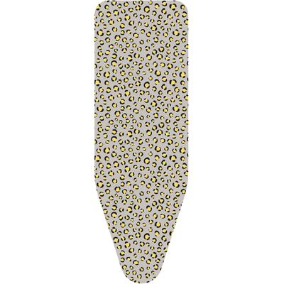 Bügelbrettbezug BISCHOF COLOMBO "ANIMALIER TÜRKIS", grau (bunt), Baumwolle, Bügelbrettbezüge, 140 x 55 cm