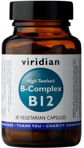 Viridian High Twelve B-Complex B12 30 Vegetable Capsules