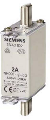 Siemens 3NA3804 Sicherungseinsatz Sicherungsgröße = 0 4A 500V 3St.