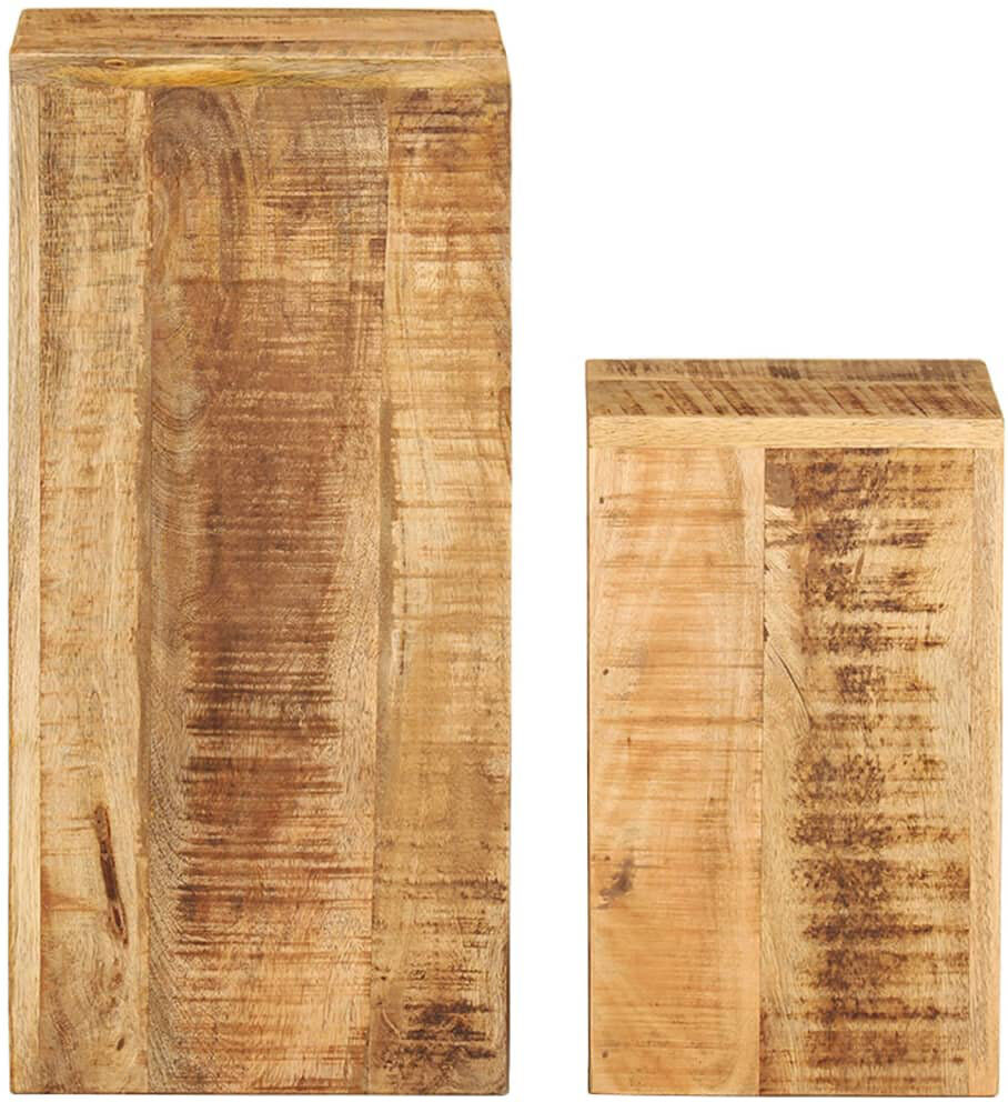 Union Rustic Hajrah 2 Piece Side Brown 39cm H X 23cm L X 23cm D