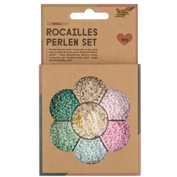 folia Perlen-Set »Rocailles« Pastell