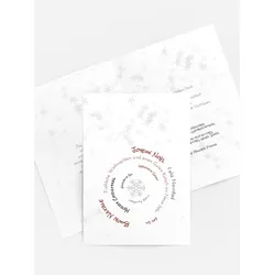 Weihnachtsgrußkarten geschäftlich selbst gestalten mit Spruch und Fotos im Onlinedesigner bei Meine-Kartenmanufaktur.de