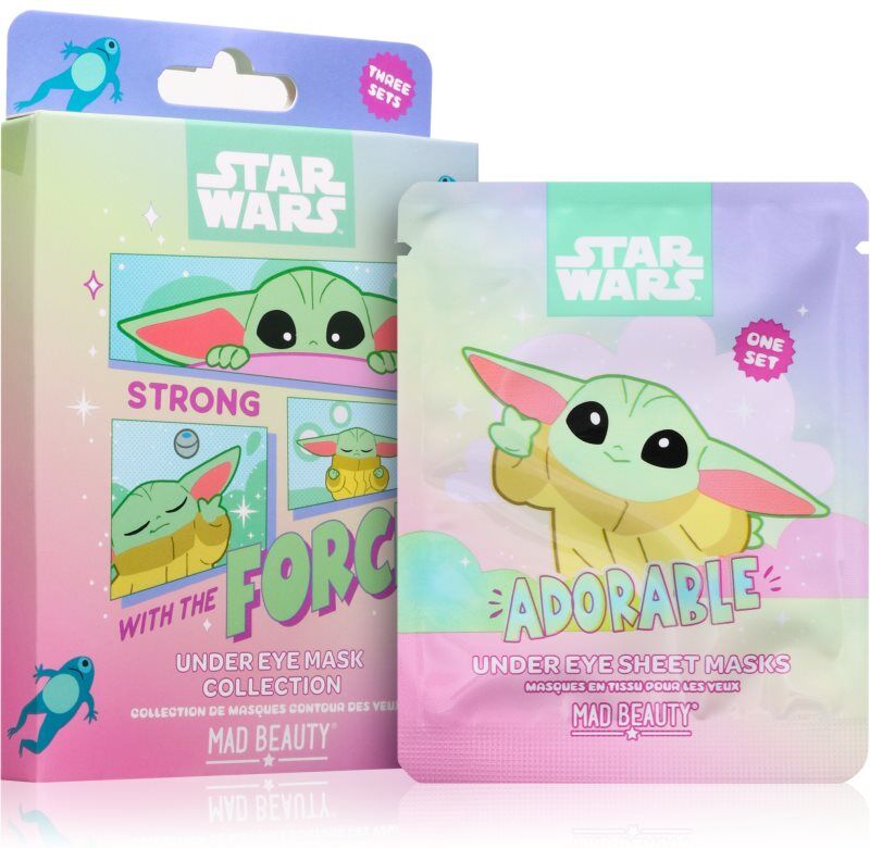 Mad Beauty Grogu Galaxy hydrogel pads for the eye area 4 pc