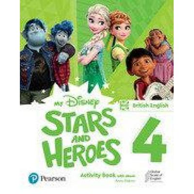 My Disney Stars and Heroes British Edition Level 4 Activity Book with eBook, Taschenbuch von Anna Osborn, Pearson Education Limited, 978-1-292-41766-0