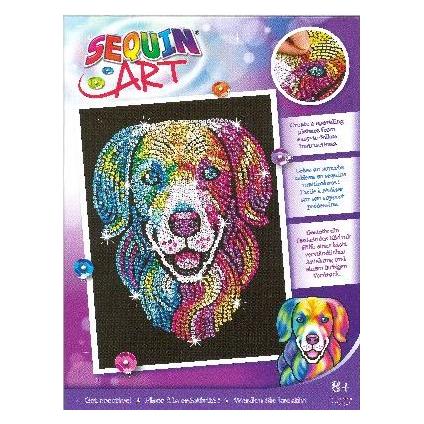 Hobby2you Sequin Art Harlequin Hound 25x34cm (5013634021032)