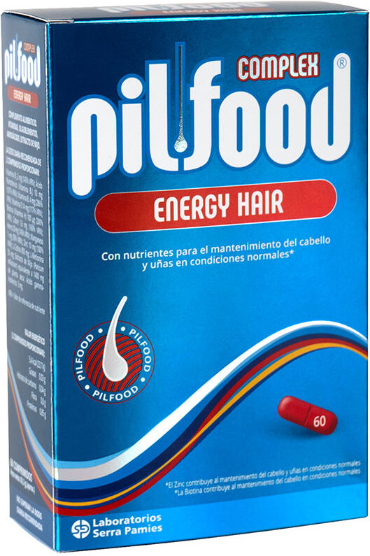 Pilfood Complex Energy Hair cápsulas 60 u