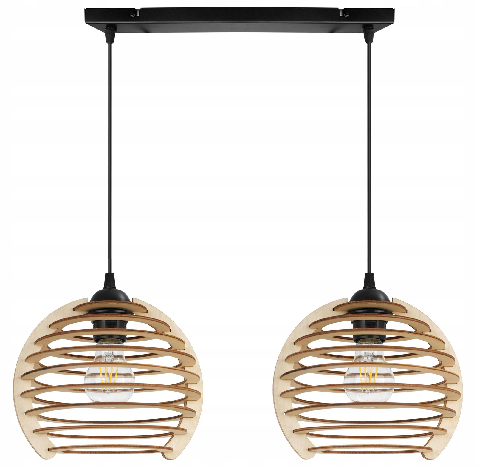 LIGHT HOME LH LED Hanglamp met Houten Kap