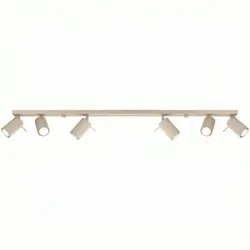 Sollux SL.2158 Deckenleuchte RING 6L taupe