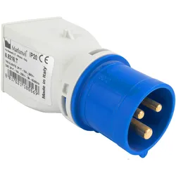 Camping-Adapter 16A auf 230V mit Steckdose Typ L Deutsch-Italienisch Adapter 68216T