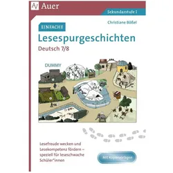 Einfache Lesespurgeschichten Deutsch 7-8, Schulbücher von Christiane Bössel