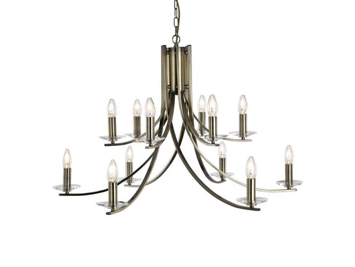 Messing hanglamp Ascona Ø 88cm Searchlight - 41612-12AB