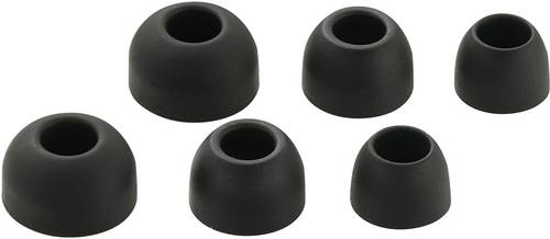 Basetech YTI-189 In Ear Kopfhörer Ohrpolster 3 Paar Schwarz