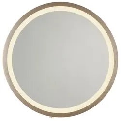 Paul Neuhaus LED-Wandspiegel Vidro Spiegel Braun Bronze 26 cm